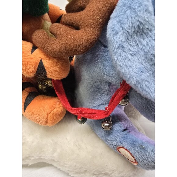 Gemmy Disney Winnie the Pooh Tigger Eeyore Christmas Sleigh Music/Motion Tested - Picture 13 of 15